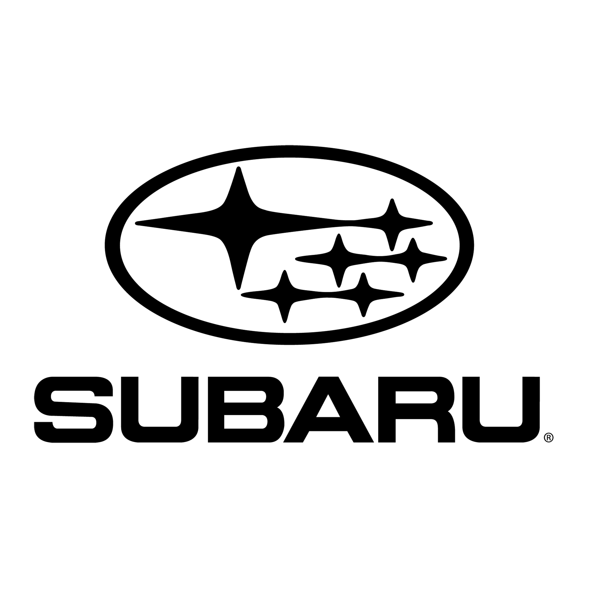 [CITYPNG.COM]Subaru Black Logo PNG - 2000x2000